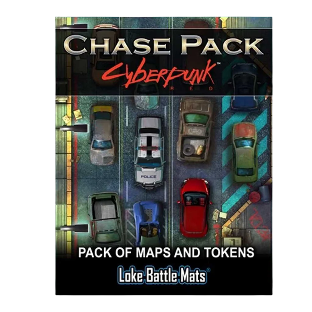 Cyberpunk: Chase Pack - Pack Of Maps and Tokens