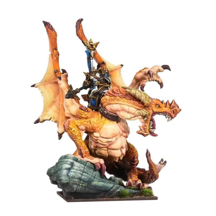 Kings of War: Basilean High Paladin on Dragon