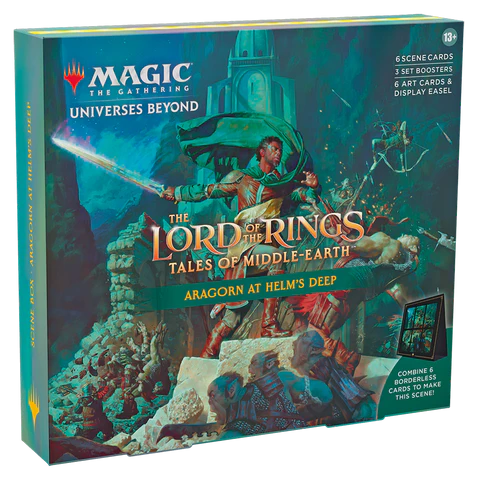 MTG: Lord of the Rings: Tales of Middle-Earth Holiday Scene Aragorn at Helm's Deep