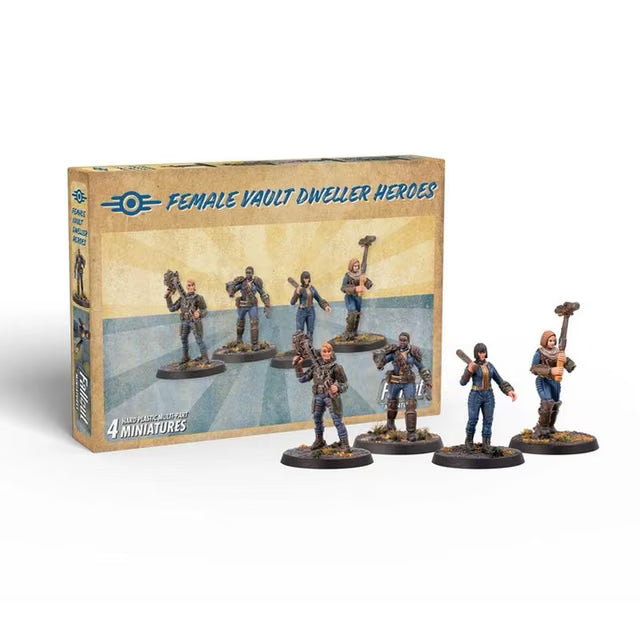 Fallout: Wasteland Warfare - Female Hero Vault Dwellers