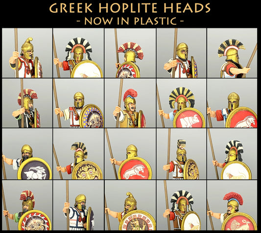 Greek Hoplite Heads