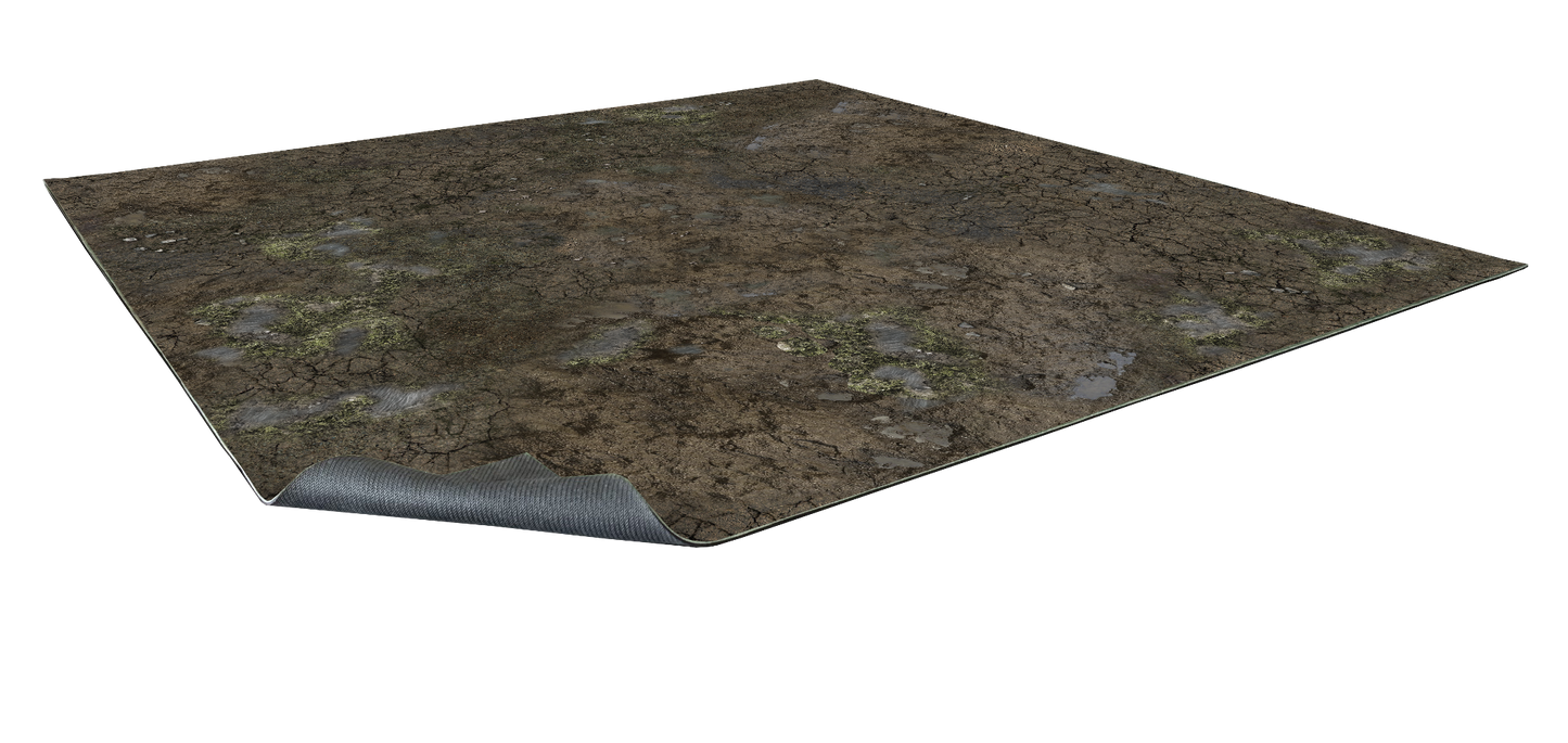 Muddy Streets Gaming Mat 2x2