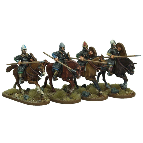 Norman Cavalrymen - Crouched Lance Arms