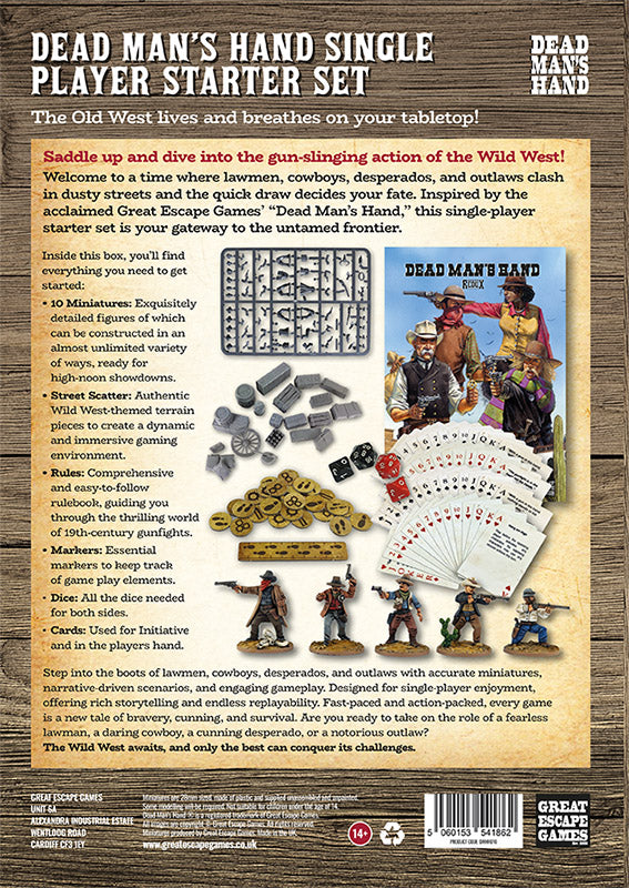 Dead Man’s Hand REDUX 1-Player Gunslinger Set