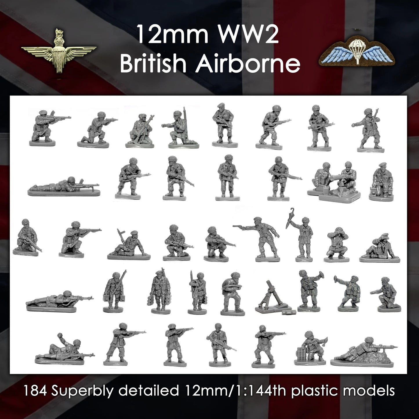 12mm / 144th British Airborne Infantry