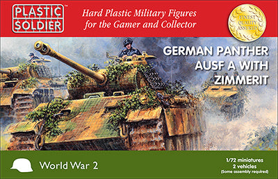1/72nd German Panther Ausf A with zimmerit