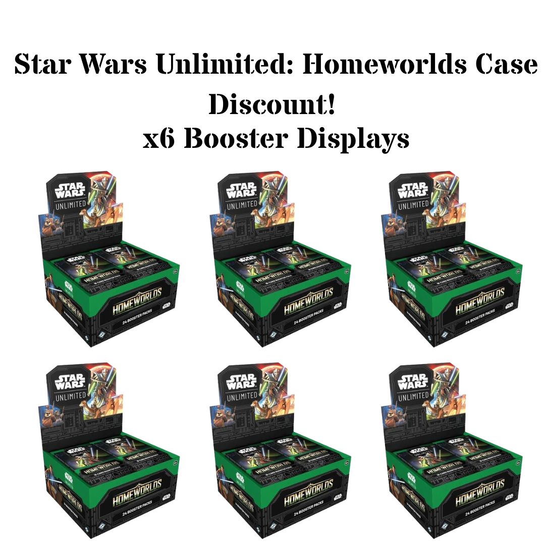 Star Wars: Unlimited - Homeworlds Booster Box Display Sealed (6 Boxes)