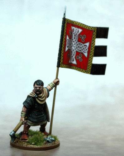 Welsh War Banner & Bearer
