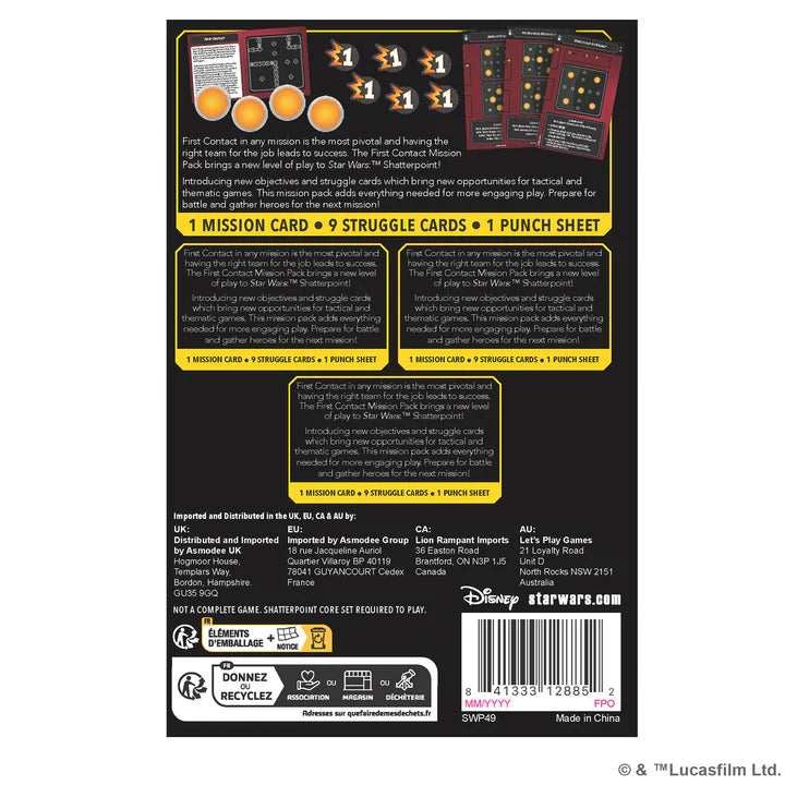 Star Wars Shatterpoint: First Contact Mission Pack