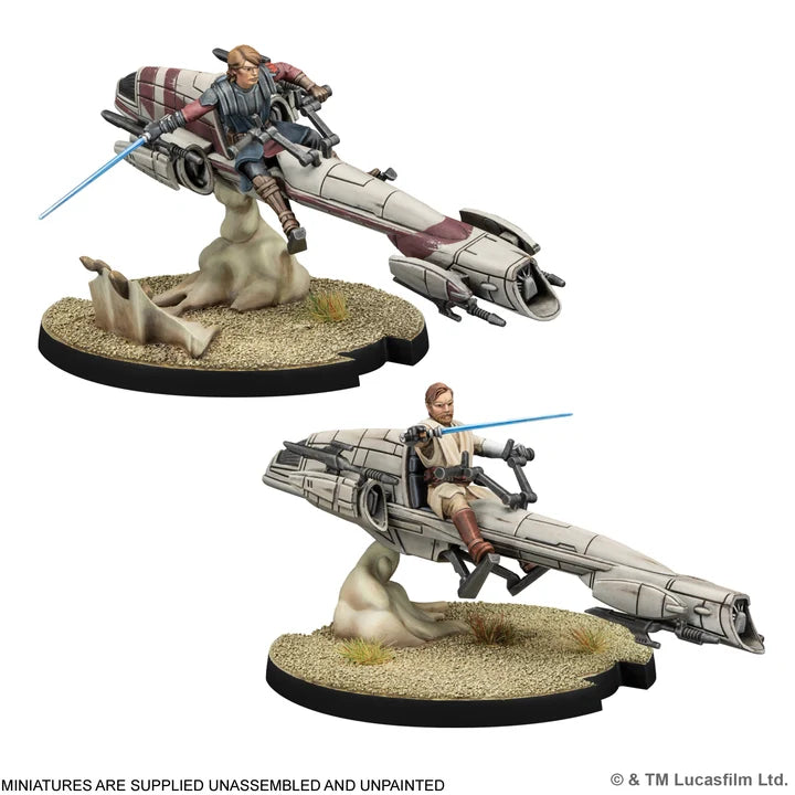 Star Wars Legion - Jedi General on BARC Speeder