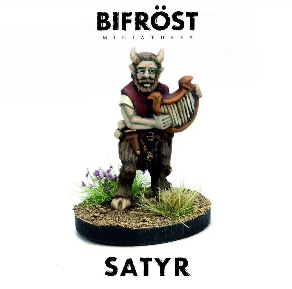 Satyr playing a Lyre