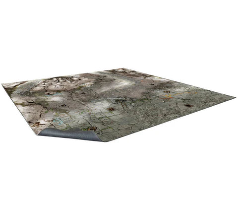 Frosty Crags Gaming Mat 2x2 - Grid