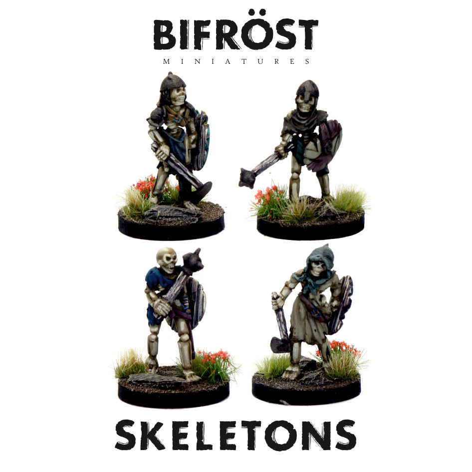 Skeletons with Axes and Maces
