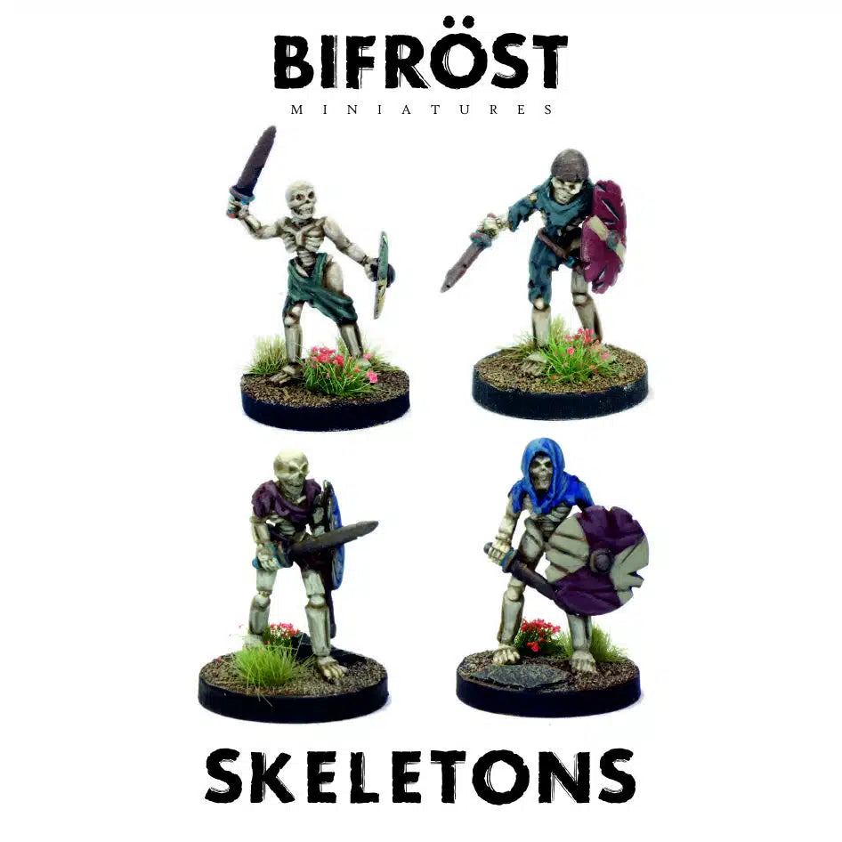 Skeletons with Swords and Shields Pack B