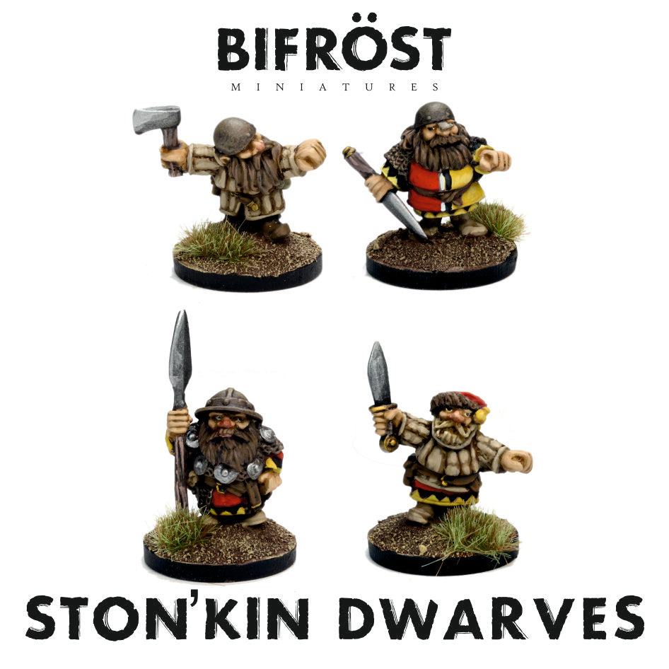 Ston'Kin Dwarves Warriors Pack C
