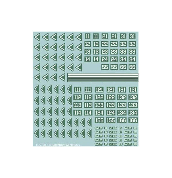 TUS950: American Decal Set