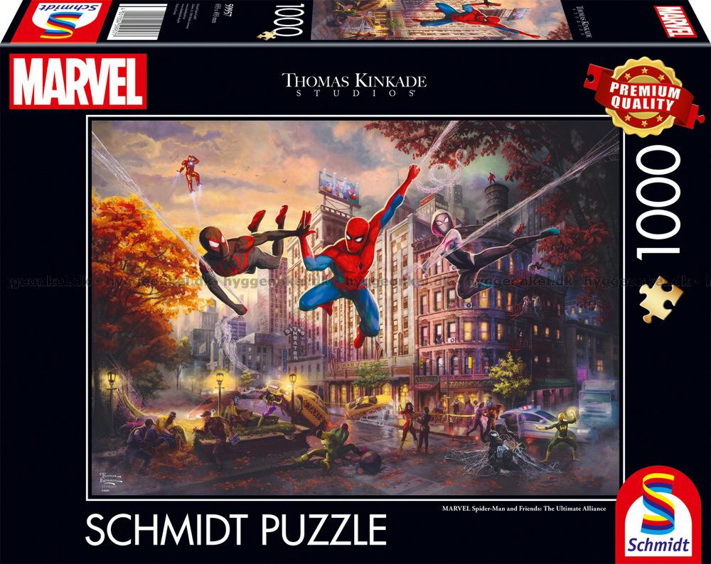 Thomas Kinkade: Spider-Man and Friends (1000pc)