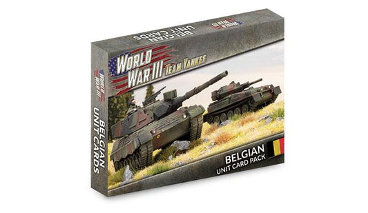 WW3-09B: Belgian Unit Card Pack