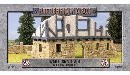 BB633: Wartorn Village Large Ruin (Sandstone)