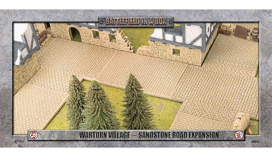 BB637: Wartorn Village Cobblestone Road Expansion (Sandstone)