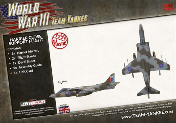 TBBX15: Harrier Close Support