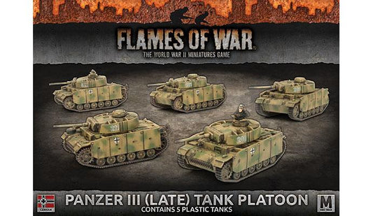 GBX122: Panzer III (Late) Tank Platoon