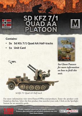 GBX134: SdKfz 7/1 Quad AA Platoon