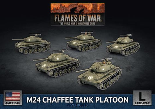UBX94: M24 Chaffee Tank Platoon (x5 Plastic)