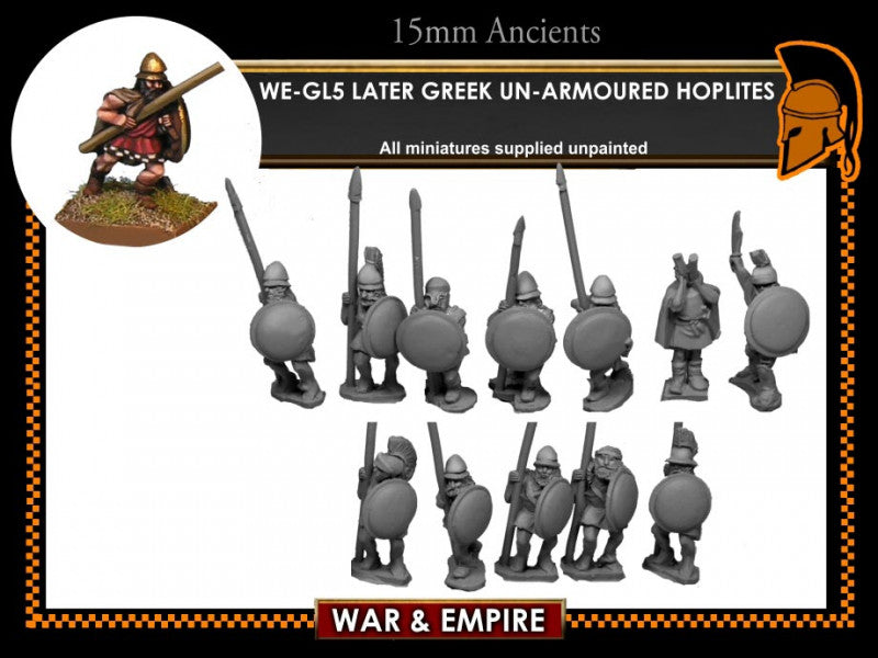 WE-GL05: Later Greek, Light-equipped Hoplites