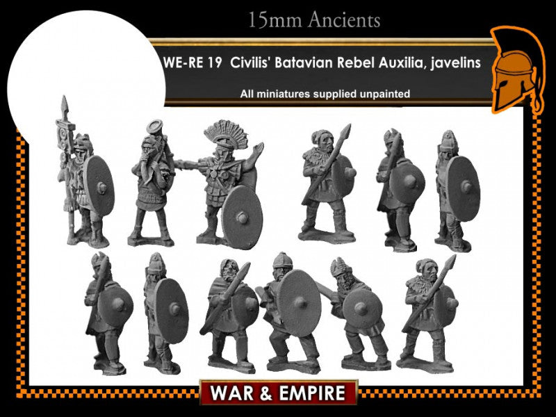 WE-RE19: Civilis Batavian Rebel Auxilia, Javelins