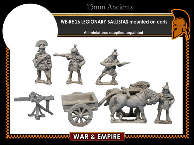 WE-RE26: Legionary Ballistas, Mounted On Carroballistae