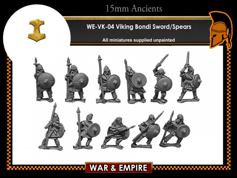 WE-VK04: Viking Bondi Spears & Swords