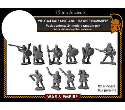 WE-CA04: Carthaginian Balaeric & Libyan Skirmishers