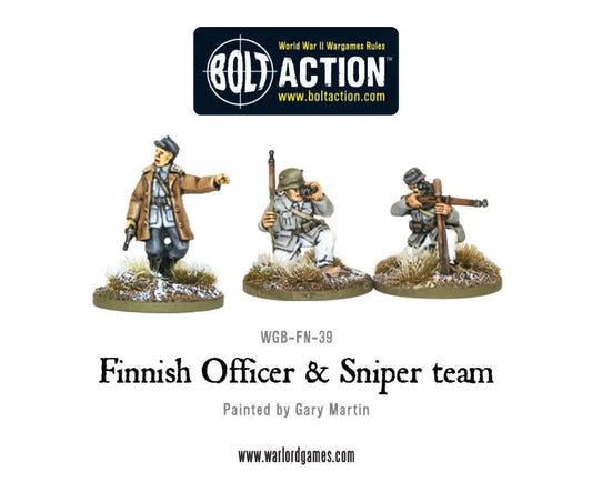 Finnish Officer & Sniper Team Cmd