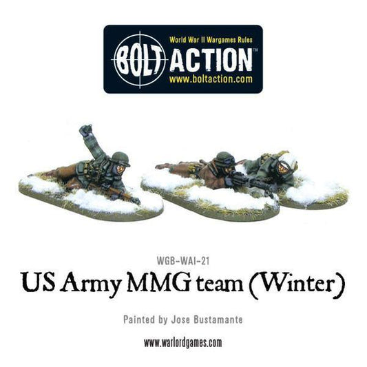 US Army MMG team prone