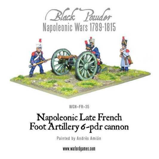 Napoleonic French 6 pounder Foot Artillery