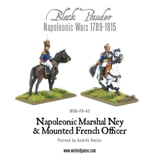Napoleonic French Marshal Ney & Mounted French Officer