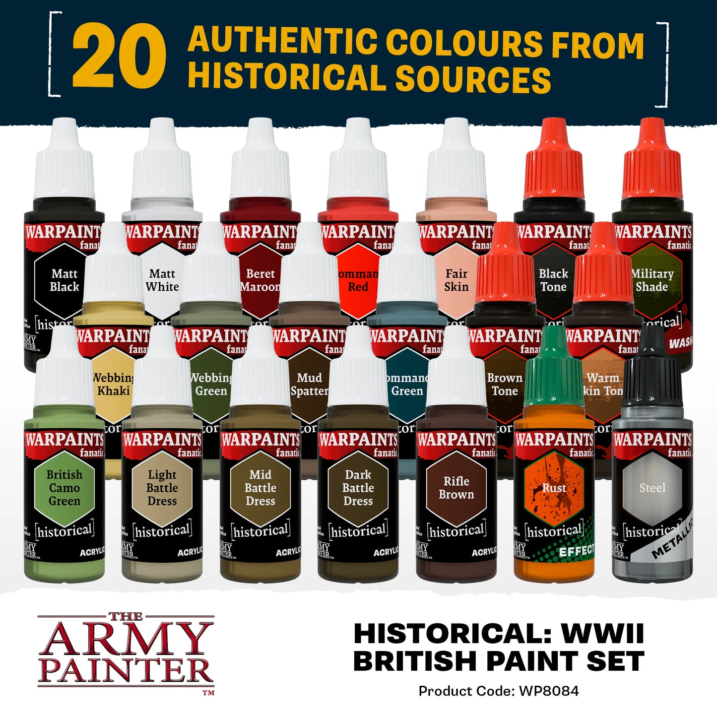 Warpaints Fanatic: World War II British Paint Set