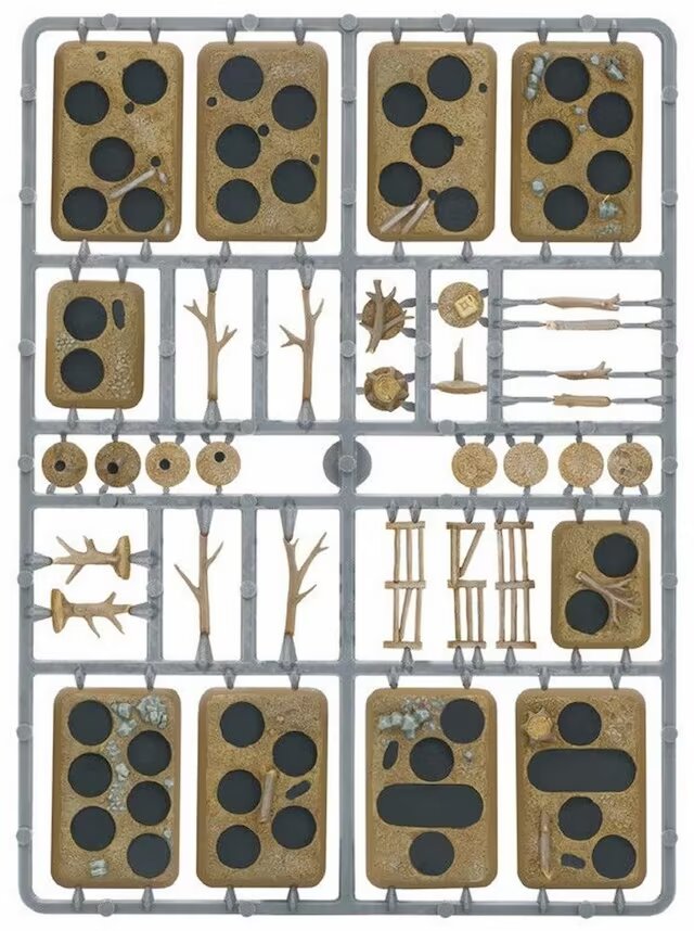 XX107 Plastic Bases - Rural