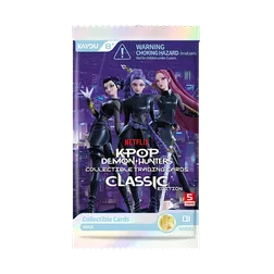 KPop Demon Hunters Collectible Trading Cards Classic Edition Foil Booster