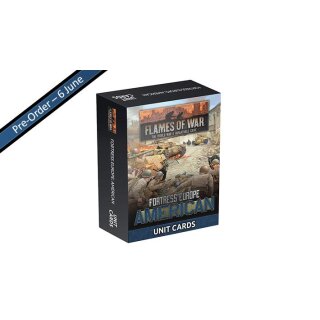 FW261U Fortress Europe American Unit Cards