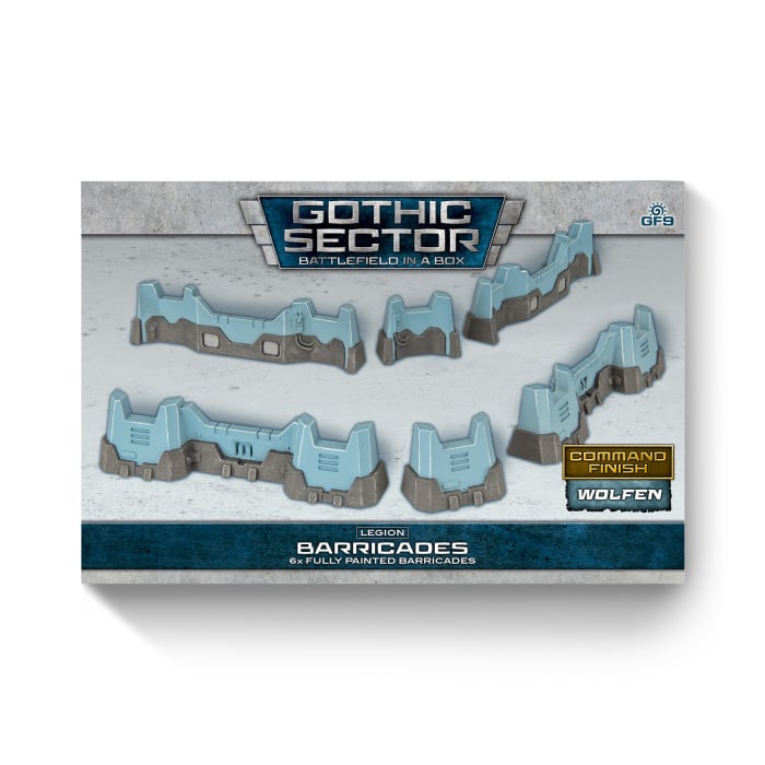 BB718-A Gothic Sector: Legion Defensive Walls (Alt Paint Scheme)