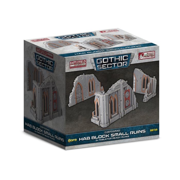 BB729: Gothic Sector: Castograd Hab Block Small Ruins