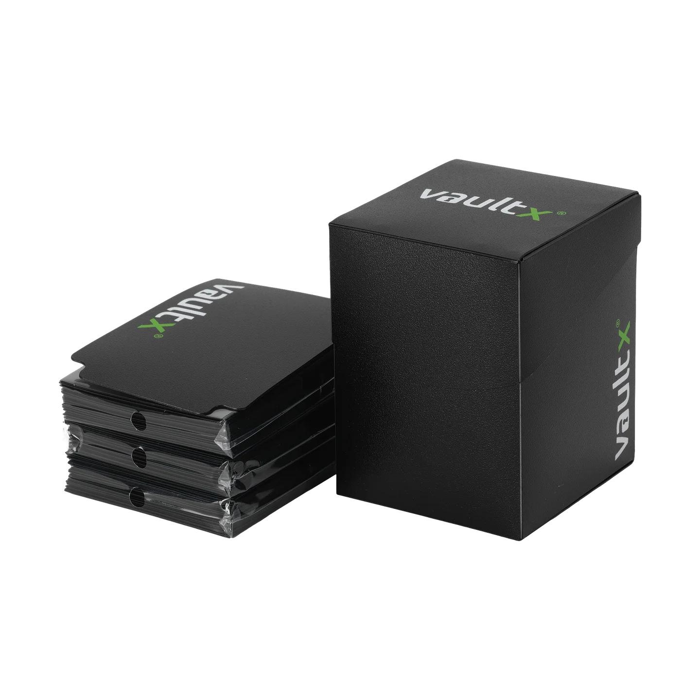 Large Deck Box 100+ Black with 150 Sleeves