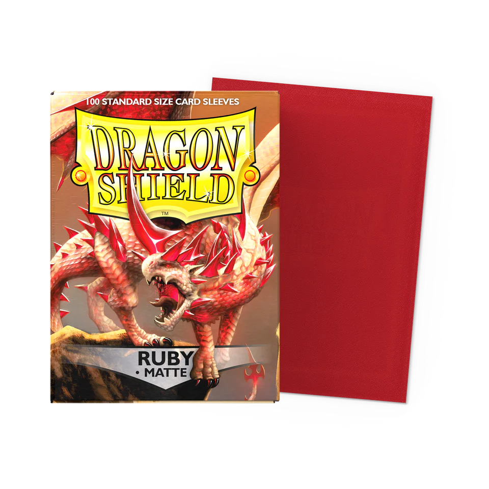 Dragon Shield Matte - Ruby 63x88