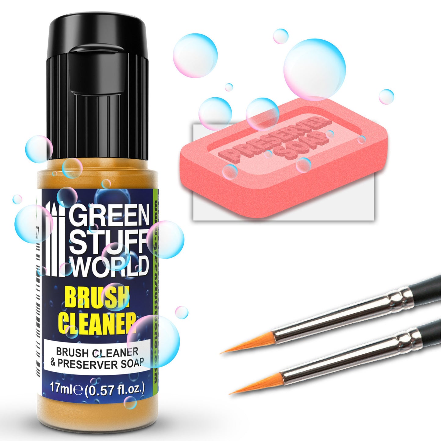 Brush Cleaner Preserver Soap 17ml