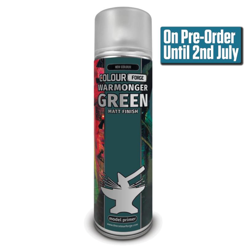 Colour Forge Warmonger Green Spray (500ml)