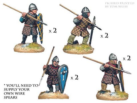 DAN003: Norman spearmen in quilted armour