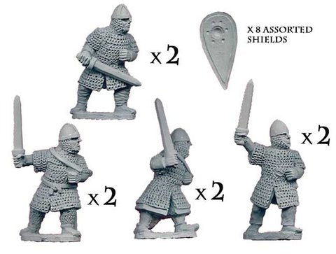 DAN010: Dismounted Norman Knights with Swords