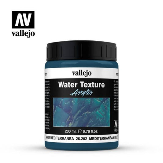 Vallejo Water Texture Mediterranean Blue